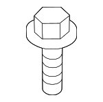934040802005 - Body: Bumper Cover Support Rail Bolt for Honda Image