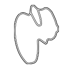 1772010500 - Belts &amp; Cooling: Engine Coolant Thermostat Housing Gasket for Mercedes-Benz Image