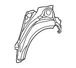 6163152910 - Body: Outer Wheelhouse for Toyota: Prius C Image