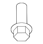 6105221AA - Body: Support Strut Screw for Dodge: Dart, Nitro | SRT: Viper Image