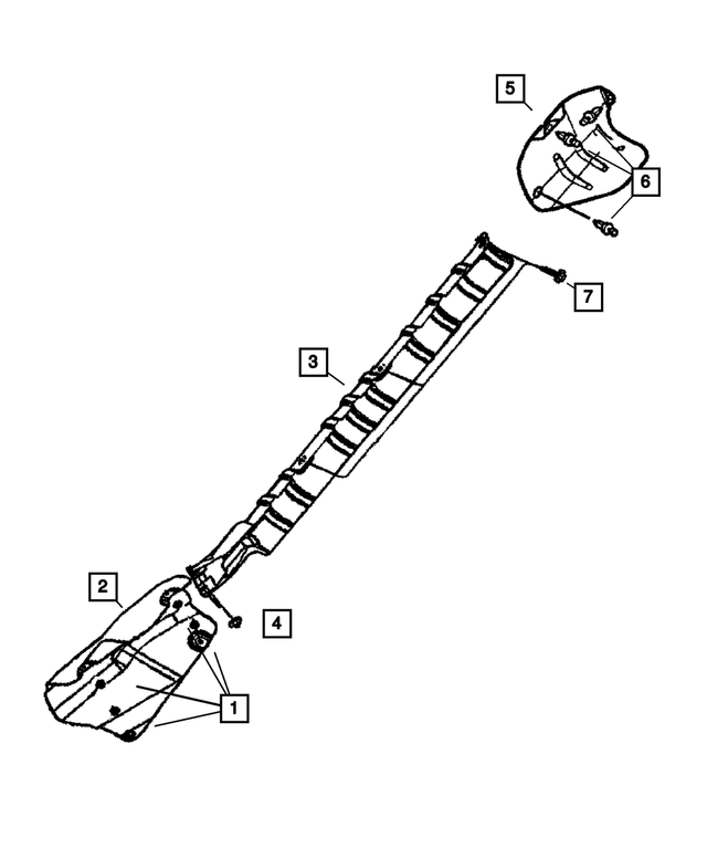 6503908 - Exhaust: Heat Shield Attach Nut, Right for Mopar Image image