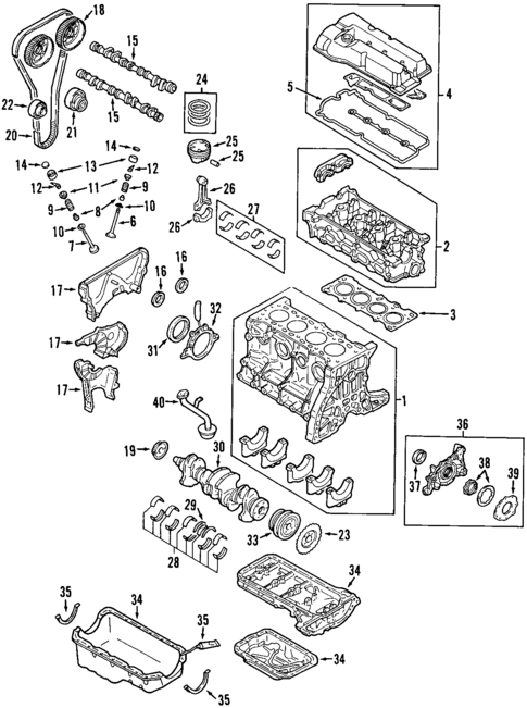 Mounts for 2002 Mazda Protege5 #0