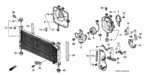 90659PG6000 - Body/Air Conditioning: CLIP, WIRE HARNESS for Honda Image