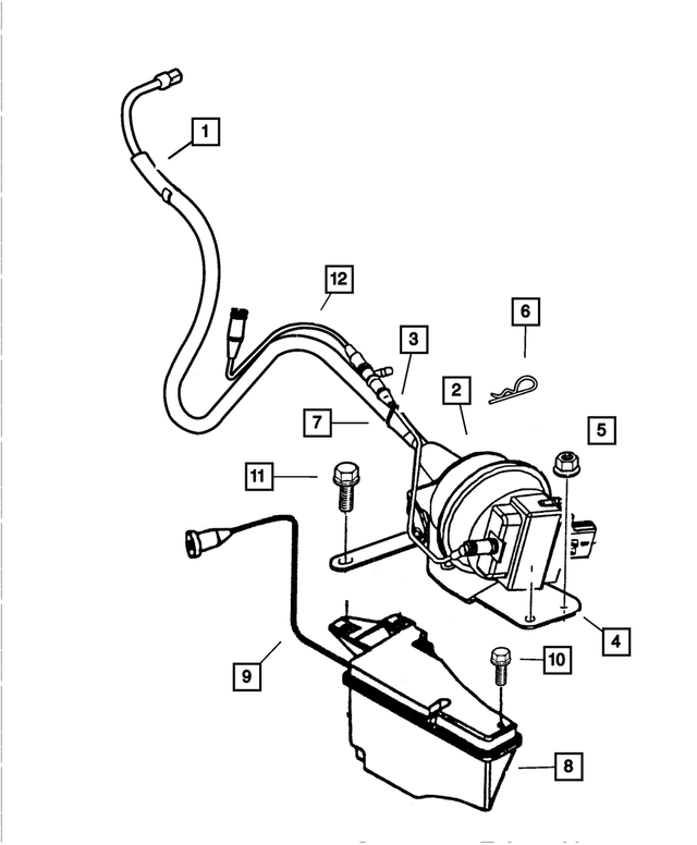 4591148AB - Fuel: Speed Control Cable for Mopar Image image