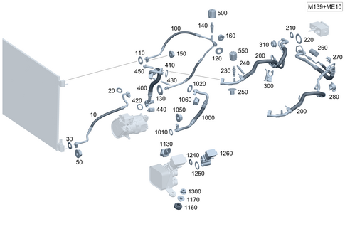 Refrigerant Line Routing for 2026 Mercedes-Benz C63 AMG S E Performance #0