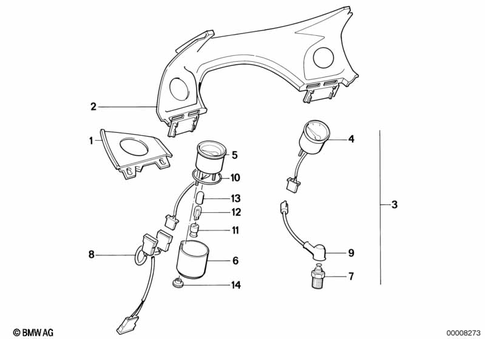 Instrument Cluster for 1986 BMW-Motorrad K 100 LT #4