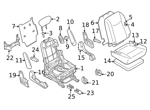 Second Row Seats for 2012 Nissan Quest #0