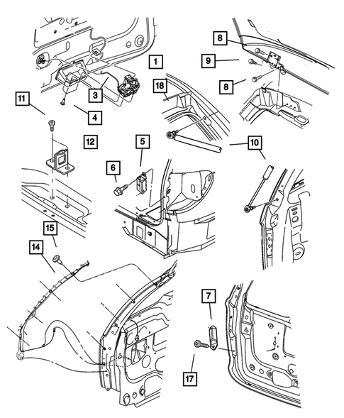Liftgate Panel for 2005 Dodge Caravan #0