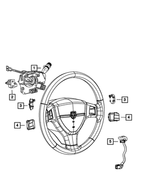56045702AA - Electrical: Adjustable Pedals Switch for Mopar Image