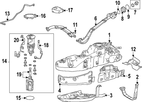 Fuel System Components for 2025 Toyota 4Runner #0