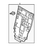 717020E050 - Body: Seat Back Panel for Toyota: Grand Highlander Image