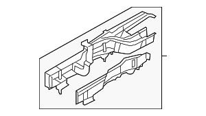 7T4Z7810009A - Body: Frame Side Member for Ford Image