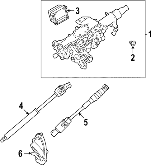 Steering Column Assembly for 2022 Toyota Tundra #0