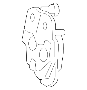 99752165100 - Body: Folding Seat Lock Striker for Porsche Image