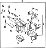 271401M200 - : Heater Core for Nissan: 200SX, Sentra Image
