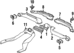 77410SY8A00 - Body: Duct for Acura Image