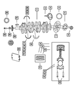 5191336AA - : C-size Piston Pin And Rod for Mopar Image
