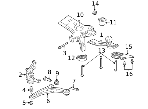 Suspension Components for 2010 Dodge Avenger #0
