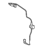 99620125509 - Fuel System: Vent Pipe for Porsche: 911, Boxster Image