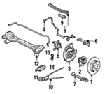 52678SP0010 - : Radius Rod Bracket for Acura Image