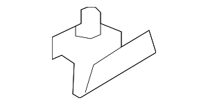 8E0971848R - : Sunroof Drain Hose Bracket for Audi Image