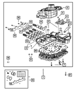 68391407AA - 68RFE; 6 Speed; Automatic Transmission: Valve Body Assembly for Mopar Image