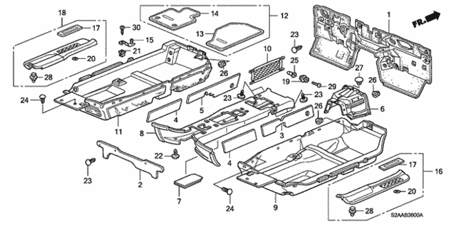Floor Mat for 2009 Honda S2000 #0