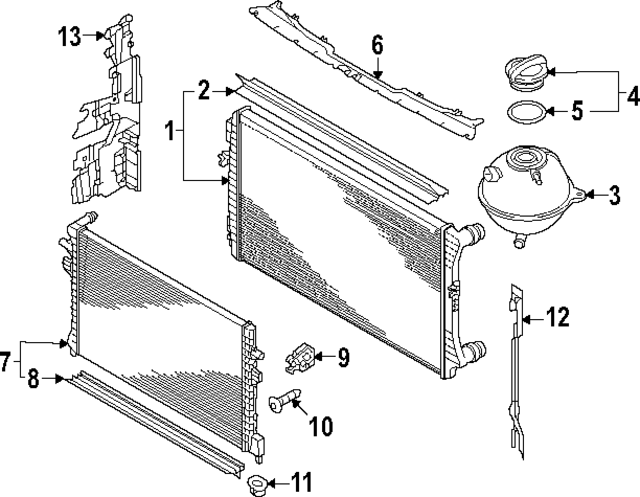 17A121283AC - : Duct for Volkswagen: Jetta Image