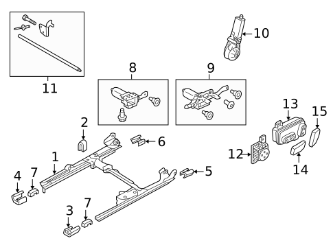 Tracks & Components for 2017 Audi A3 Sportback e-tron #0