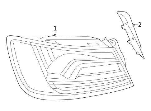 Tail Lamps for 2025 Audi A3 Quattro #0