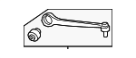 8B3407505A - Suspension: Ft Upper Control Arm for Audi Image
