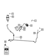 52060189AD - Steering: Pump Supply Hose for Jeep: Wrangler Image