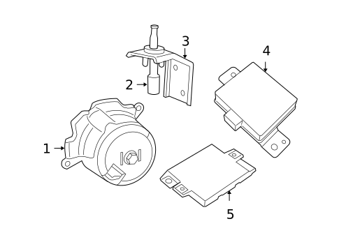Anti-Theft Components for 2018 Jeep Wrangler JK #0