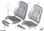52107140451 - Seats: Thigh Support Upholstery for BMW Image