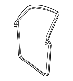 5C5867338L - Body: Surround Weather-strip for Volkswagen Image