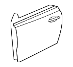 5C5831055K - Body: Door Shell for Volkswagen Image