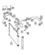 68237075AA - Air Conditioners and Heaters: A/c Line Valve Core for Mopar Image