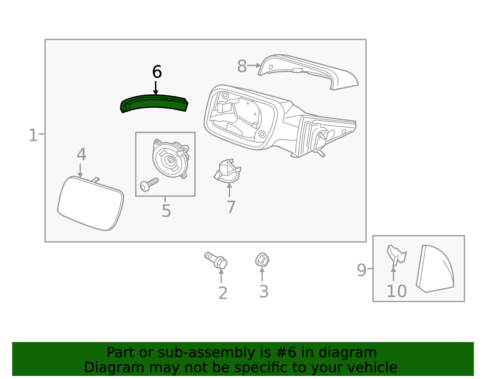2011-2019 Ford Explorer Turn Signal Light Assembly BB5Z-13B375-A | OEM ...