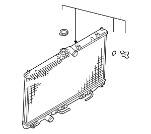 MZ690918 - : Advantage Select™ Radiator,3.8L for Mitsubishi: Eclipse Image