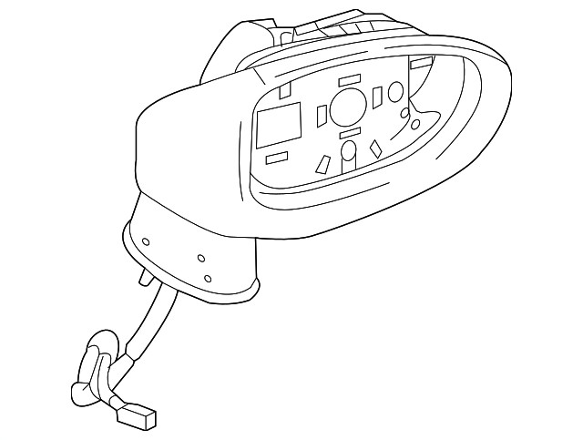 NA9E-69-181A - Mirror Housing - 2016-2024 Mazda MX-5 Miata | Mazda