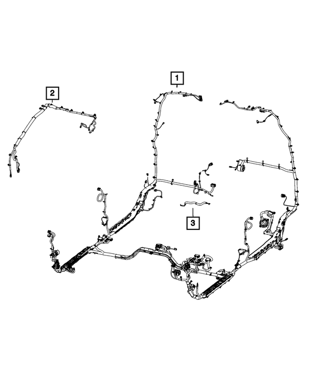 68564132AA - Electrical: Header Wiring for Mopar Image