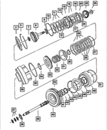 4567262 - Automatic Transaxle 4 Speed: Thrust Bearing, Input Clutch for Mopar Image