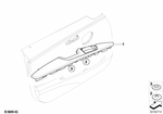 51419146361 - : Armrest, Front Left for BMW Image