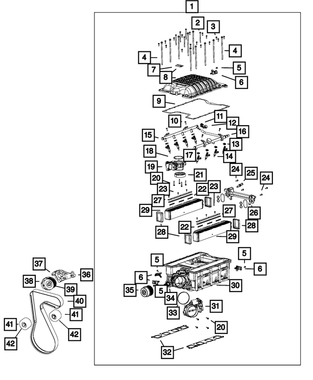 68373304AI - : Supercharger for Mopar Image