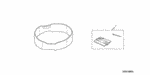 8U98SM4100R1 - Accessory Components: THREAD SET (BLACK) for Honda Image