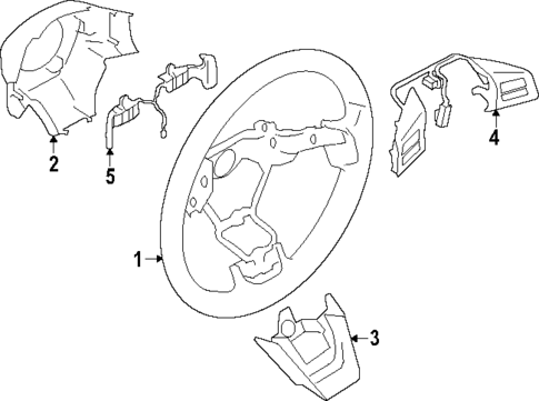 Steering Wheel & Trim for 2024 Subaru Impreza #0