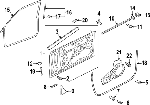 Door & Components for 2025 Audi RS7 Sportback #0