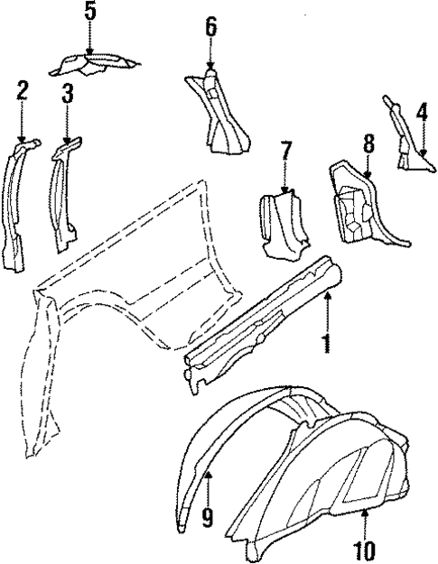 Inner Components for 1986 Chevrolet Celebrity #0