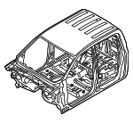 KB3Z26001B24A - Body: Cab for Ford Image