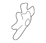 MR520850 - Body: Drip Molding Clip for Mitsubishi Image